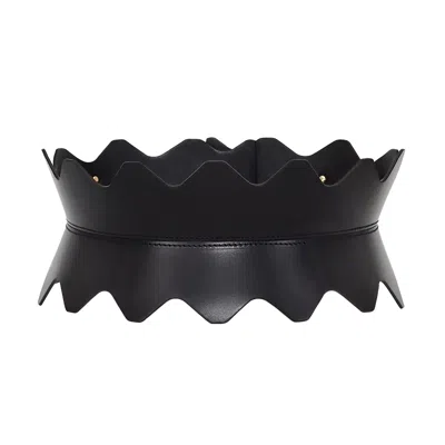 Haute Cuir Black Hourglass Corset Belt