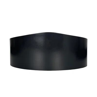 Haute Cuir Black Leather Corset Belt