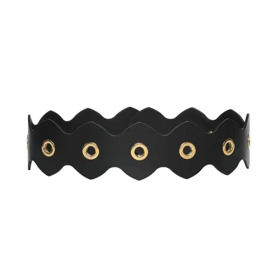 Haute Cuir Black Lume Waist Belt