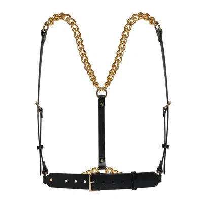 Haute Cuir Black Vea Chained Harness