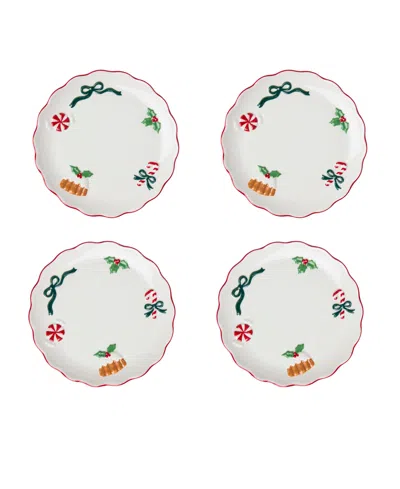 Haven Merry Sweets Salad Plates, Set Of 4, Exclusively At Macy's In Multi