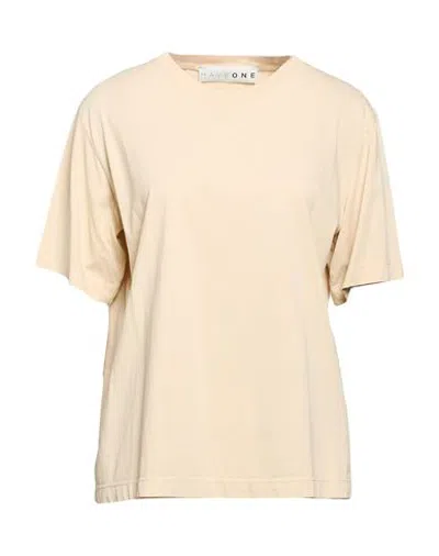 Haveone Woman T-shirt Sand Size S Cotton In Black
