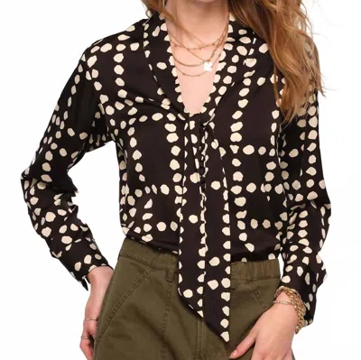 Heartloom Juniper Dressy Top In Dot In Animal Print