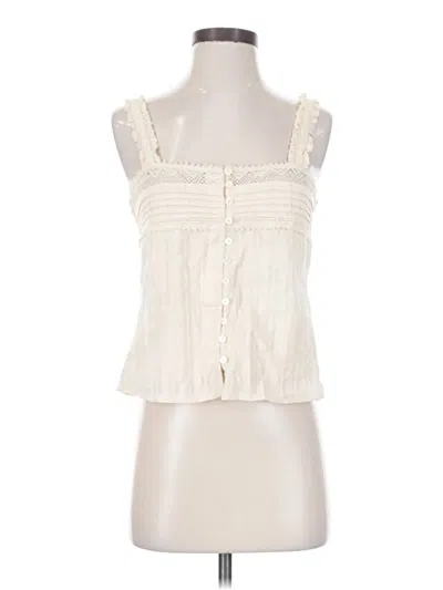 Pre-owned Heartloom Sleeveless Blouse In Ivory