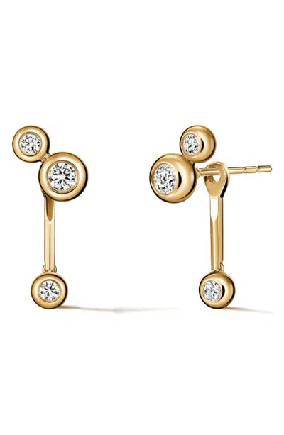 Hearts On Fire Dream 18k Gold Diamond Drop Earrings