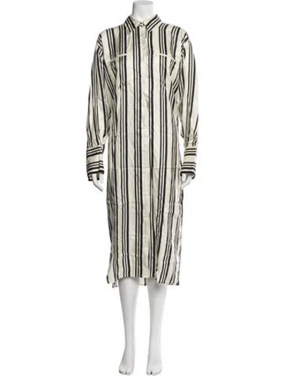 Pre-owned Heirlome Silk Midi Length Dress In Multicolor