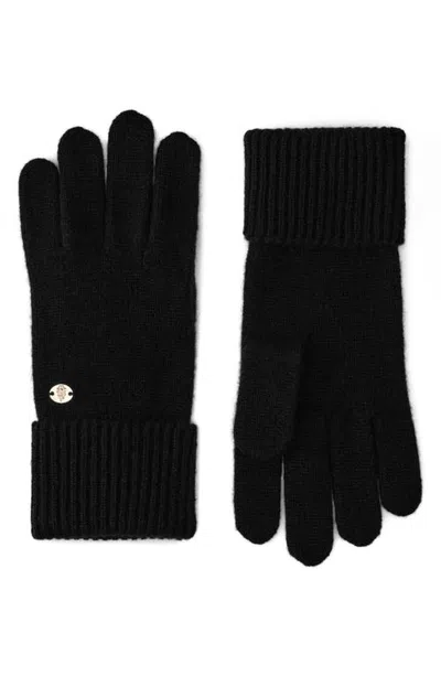 Helen Kaminski Joan Cashmere Gloves In Black