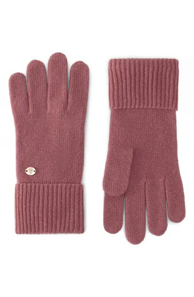 Helen Kaminski Joan Cashmere Gloves In Rosewood