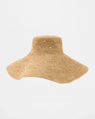Helen Kaminski Mirage Raffia Sun Hat In Gray