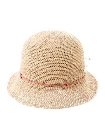 Pre-owned Helen Kaminski Raffia Hat In Neutrals