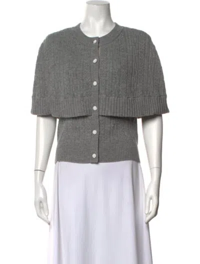 Pre-owned Hellessy Merino Wool Crew Neck Sweater W/ Tags In Grey