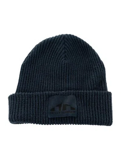 Pre-owned Helly Hansen Acrylic Logo Beanie In Blue