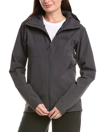 Helly Hansen Blaze Softshell Hooded Jacket In Black