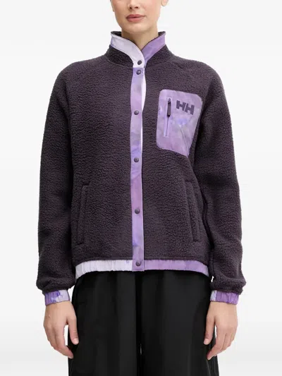 Helly Hansen Button Pocket Sweatshirt In Purple