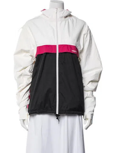 Pre-owned Helly Hansen Colorblock Pattern Performance Coat In Black