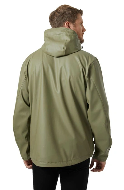 Helly Hansen Moss Waterproof Rain Jacket In Lav Green