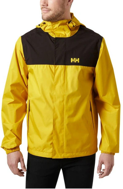 Helly Hansen Vancouver Rain Jacket In Gold Rush