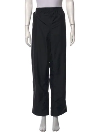 Pre-owned Helly Hansen Wide Leg Pants In Black