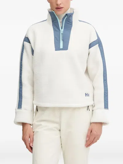 Helly Hansen Zip Stripe Top In Neutral