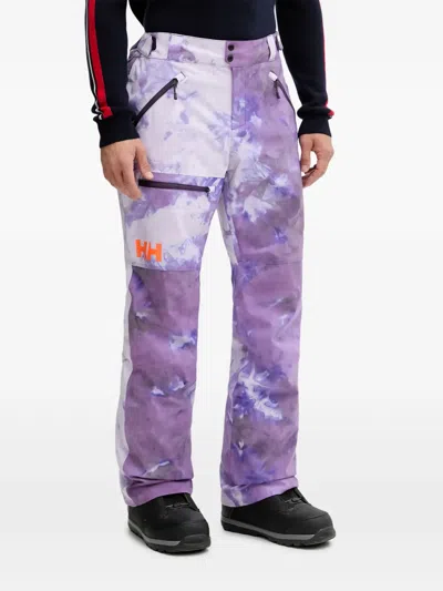 Helly Hansen Zip-detail Ski Trousers In Purple