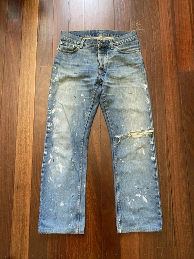 Pre-owned Helmut Lang 1998  Painter Jeans In Blue