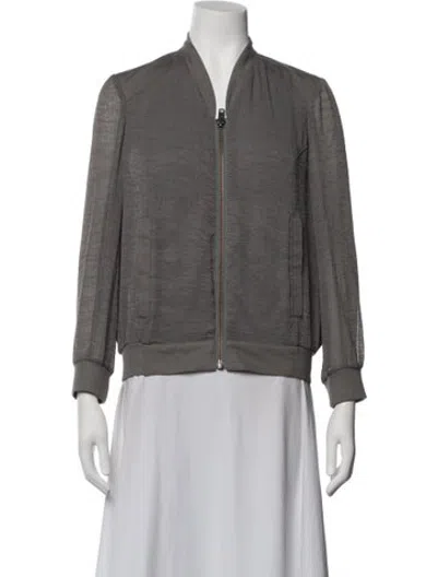 Pre-owned Helmut Lang Bomber Jacket In Grey