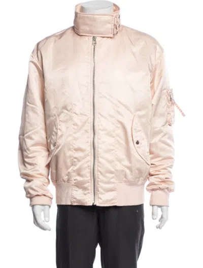 Pre-owned Helmut Lang Bomber Jacket In Pink
