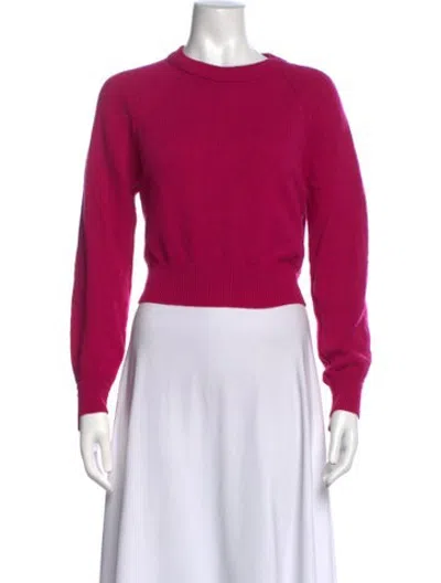 Pre-owned Helmut Lang Cashmere Crew Neck Sweater In Pink