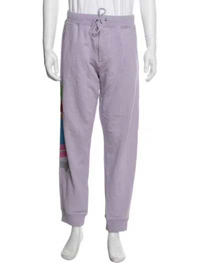 Pre-owned Helmut Lang Graphic Print Lounge Set In Purple