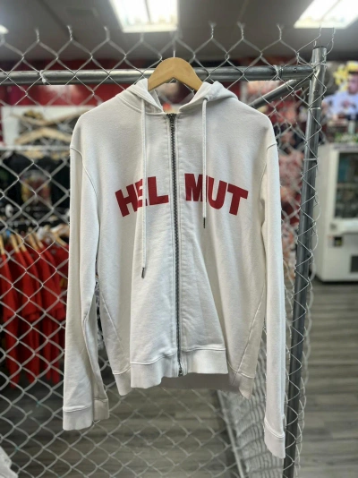 Pre-owned Helmut Lang Hoodie In White