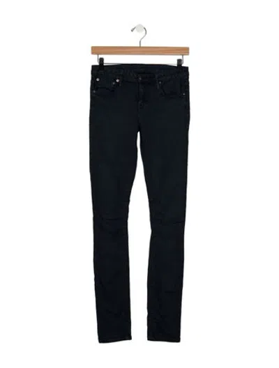 Pre-owned Helmut Lang Mid-rise Skinny Leg Jeans In Blue