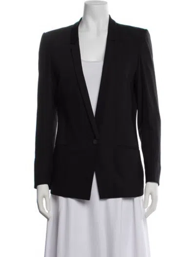 Pre-owned Helmut Lang Virgin Wool Blazer In Black