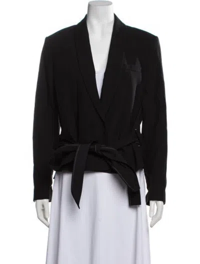 Pre-owned Helmut Lang Wool Blazer In Black