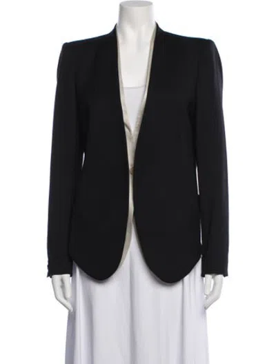 Pre-owned Helmut Lang Wool Blazer In Blue