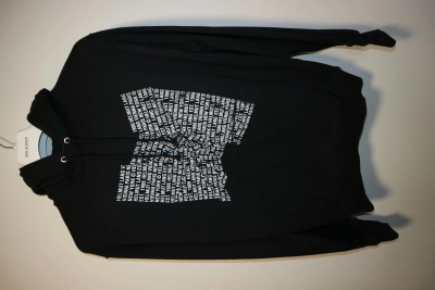 Pre-owned Helmut Lang Wrap Logo Hoodie In Black