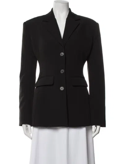 Pre-owned Helsa Blazer In Black