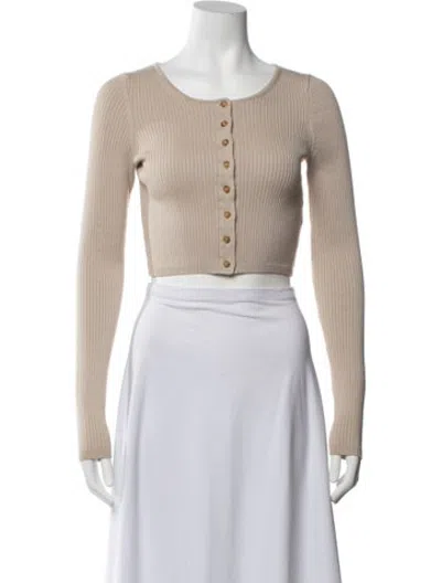 Pre-owned Helsa Crew Neck Sweater In Neutrals