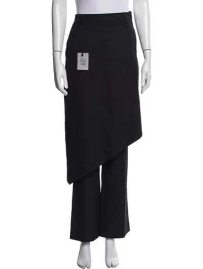 Pre-owned Helsa Wide Leg Pants In Black