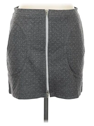 Pre-owned Hem & Thread Casual Skirt In Gray