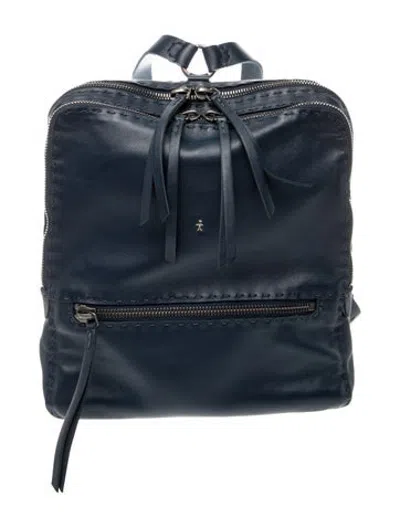 Pre-owned Henry Beguelin Leather Backpack In Blue
