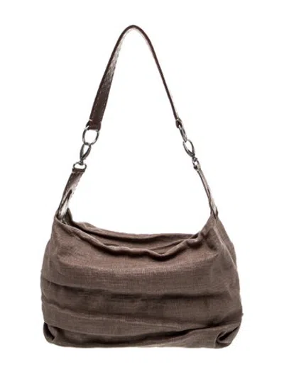 Pre-owned Henry Beguelin Leather Shoulder Bag In Brown