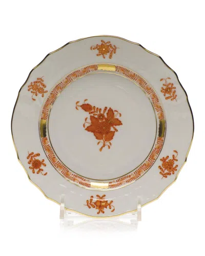Herend Rust Chinese Bouquet Bread & Butter Plate