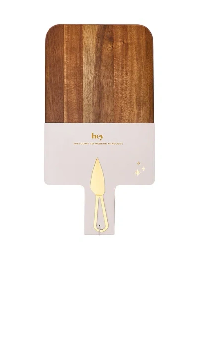 Here's How The Garth Cheese Board & Knife Set In N,a