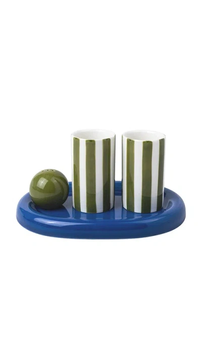 Here's How The Lily Mae Shot Glass 4 Piece Set In Olive & Cobalt