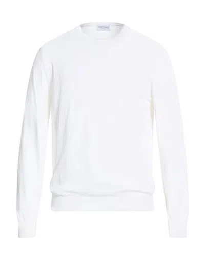 Heritage Man Sweater White Size 42 Cotton