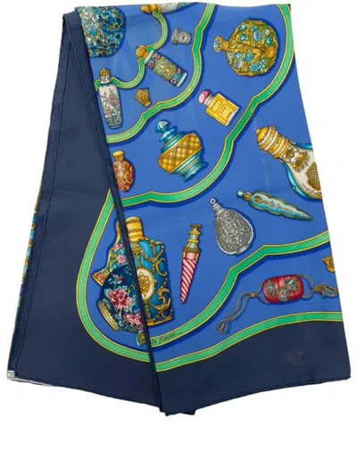 Pre-owned Hermes 2000-2026 Qu Importe Le Flacon Silk Scarf 90 Scarves In Multicolour