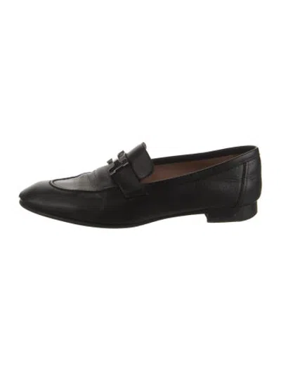 Pre-owned Hermes 2021 Paris Loafers In Black