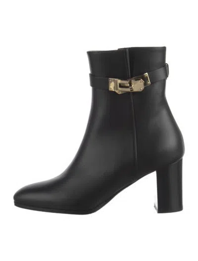 Pre-owned Hermes 2021 Saint Germain Boots In Black