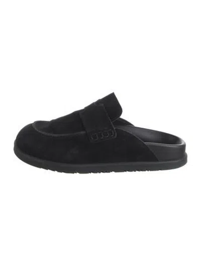 Pre-owned Hermes 2022 Go Mules In Black