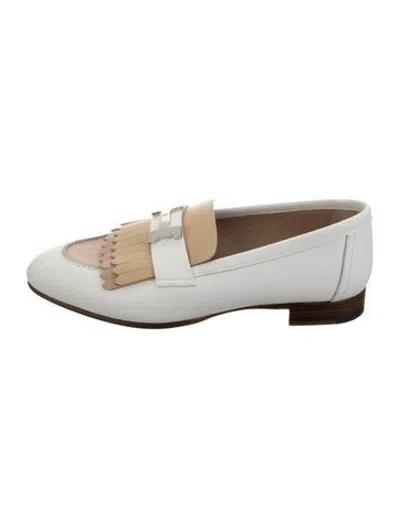 Pre-owned Hermes 2022 Royal Loafers In Neutrals
